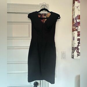 Ted Baker Wool Blend Pencil Dress with Slit